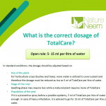 Spray dose-TotalCare V2